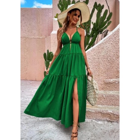 Robe Longue Mia Verte