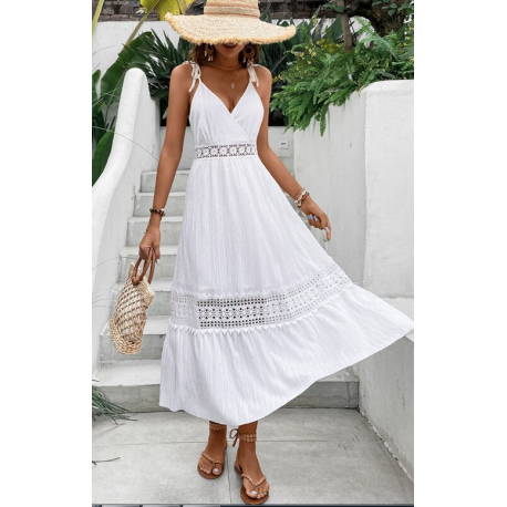 Robe blanche camille