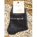 Chaussettes noires Bonheur