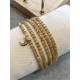 Bracelet multi rangs lune