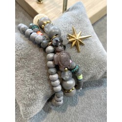 Bracelet Bohême gris