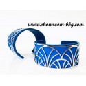 Bracelet Jonc Ginette bleu