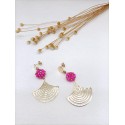 Boucles Lina rose