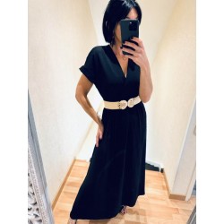 Robe longue noire