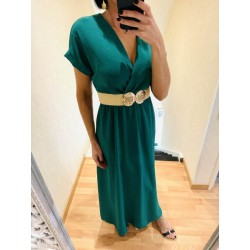 Robe longue verte