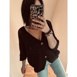 Gilet noir Suzanne