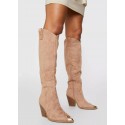 Bottes Santiag beige