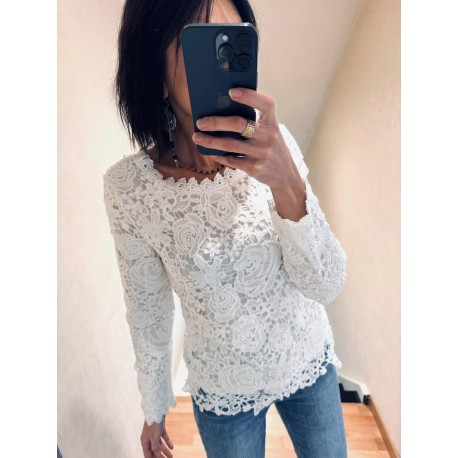 Blouse dentelle