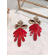 Boucles Carmen rouge