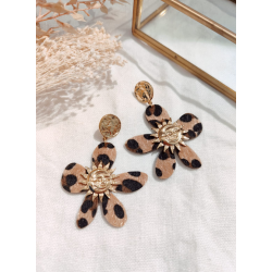 Boucles fleurs soleil leo