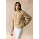 Bombers flowers beige