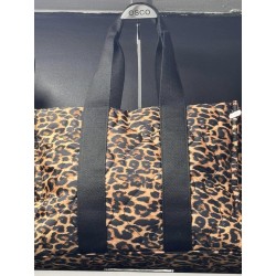 Sac matelassé leopard