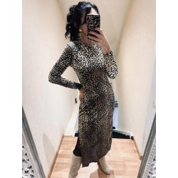 Robe longue Leopard