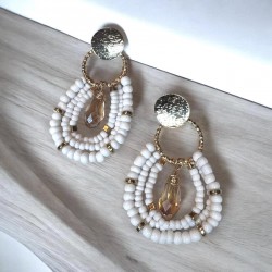 Boucles Bali Blanc