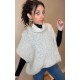 Pull sans manches bouclette beige