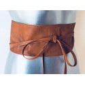 Ceinture de kimono camel