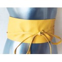 Ceinture de kimono jaune